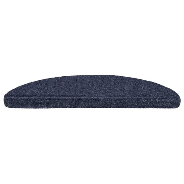 vidaXL Selvklebende trappematter nålestempel 15 stk 56x17x3 cm blå