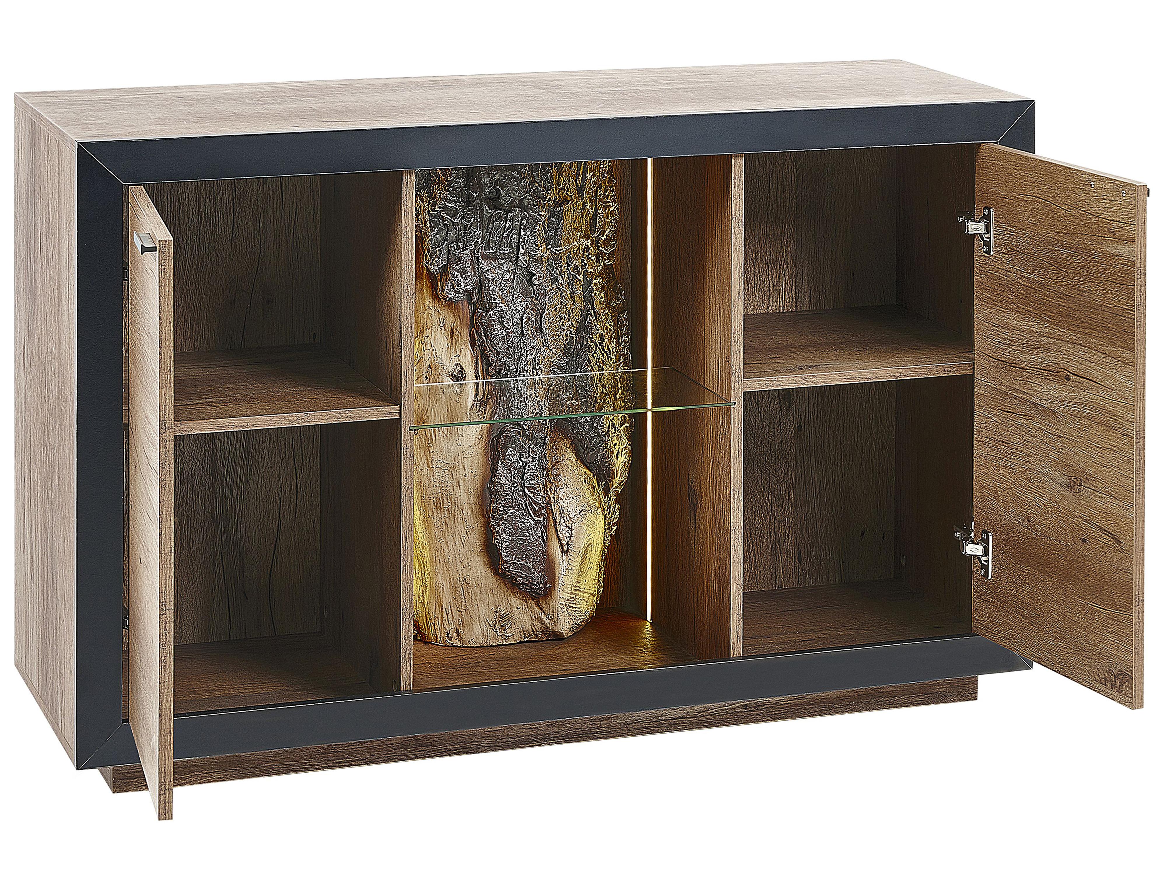 Kast MARANA Bruin/zwart