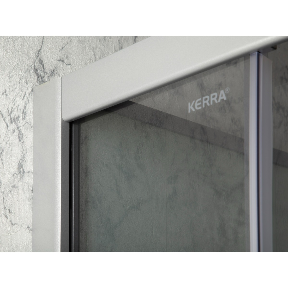 Kerra Evora complete douchecabine met zitting 90x90cm chroom