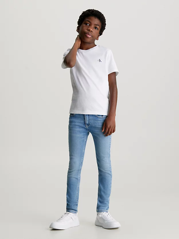 Calça jeans skinny de cintura média