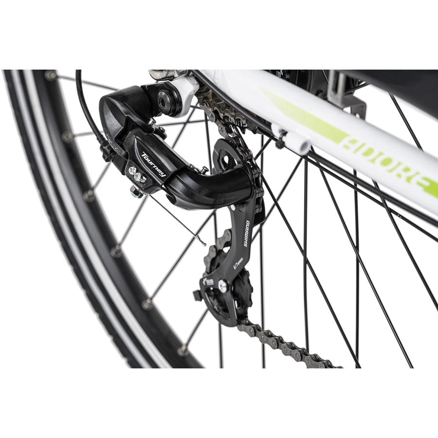 Adore Pedelec E-Bike Cityfahrrad 28'' Adore Versailles weiß-grün weiß