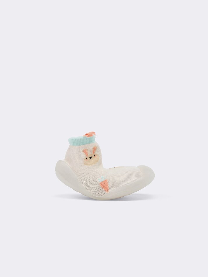 Pantufa de meia - Laranja