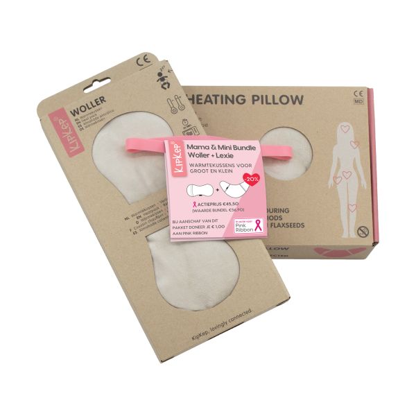 KipKep Warmtekussen Set – Mama & Mini Bundel – Lexie + Woller