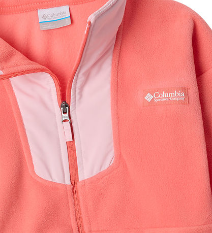 Columbia Fleecejacke - Sequoia Grove - Hot Coral/Satin Pink