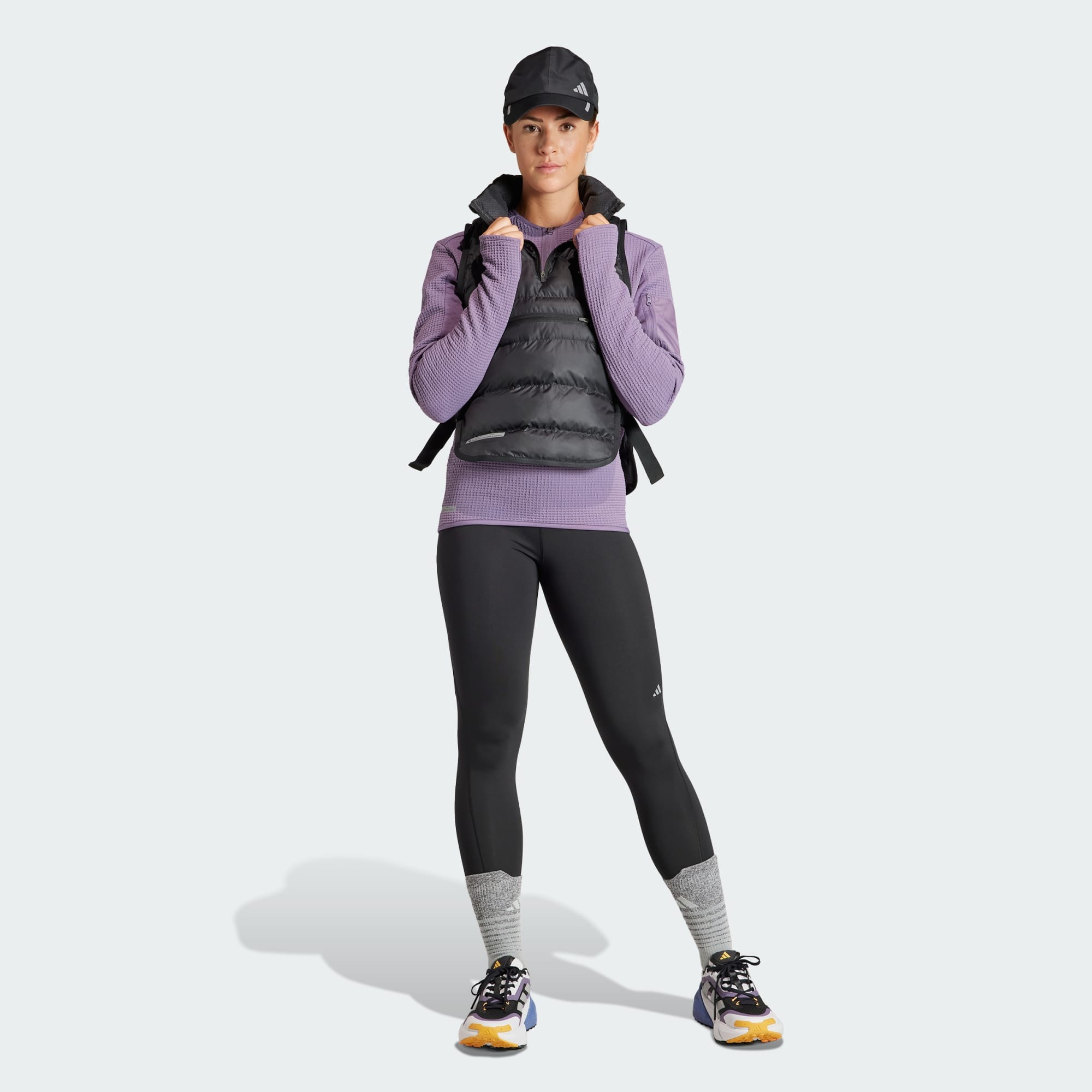 Ultimate CTE COLD.RDY Hlaf-Zip Running Shirt Dame Shadow Violet