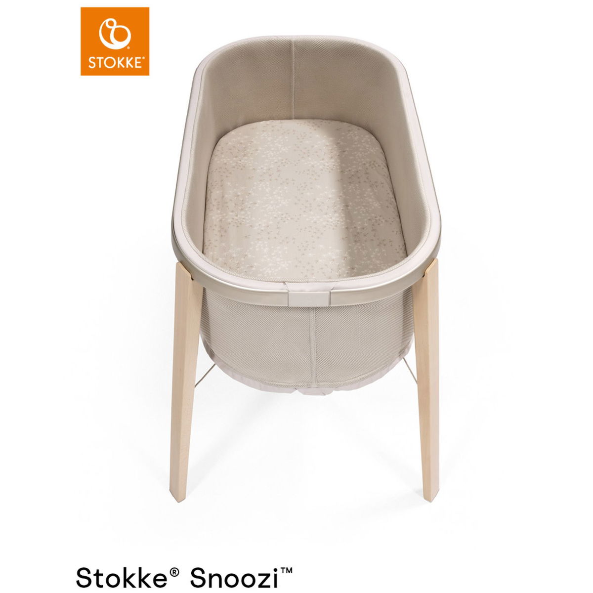 STOKKESTOKKE   Snoozi 2er Set Fixleintuch beige/cream