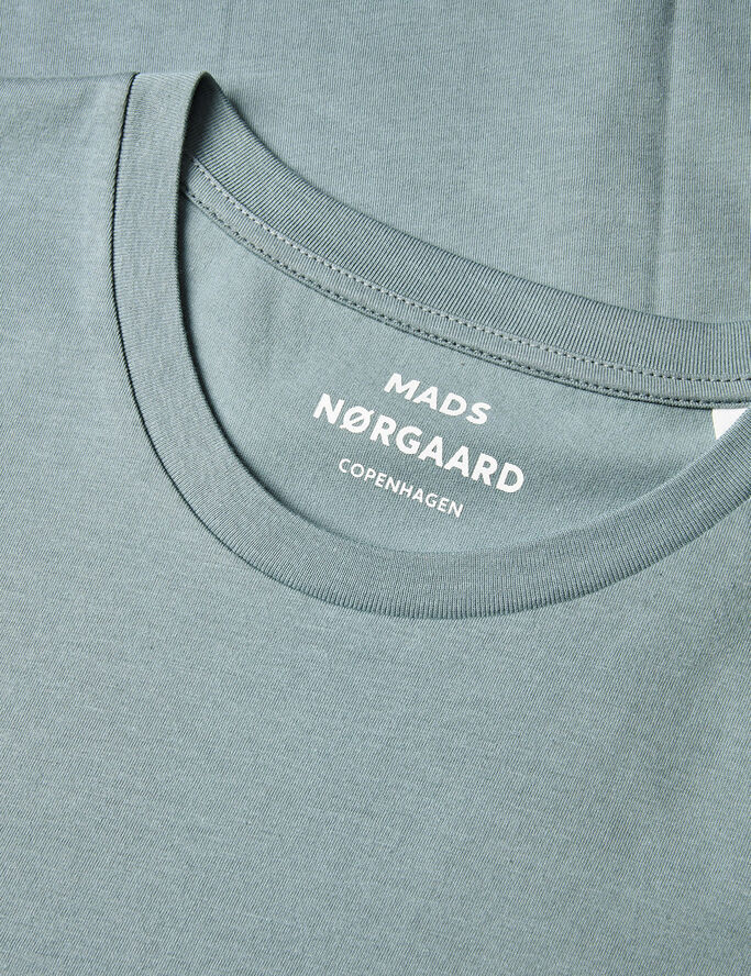 Mads Nørgaard - Copenhagen Organic Thor Tee Støvet blå