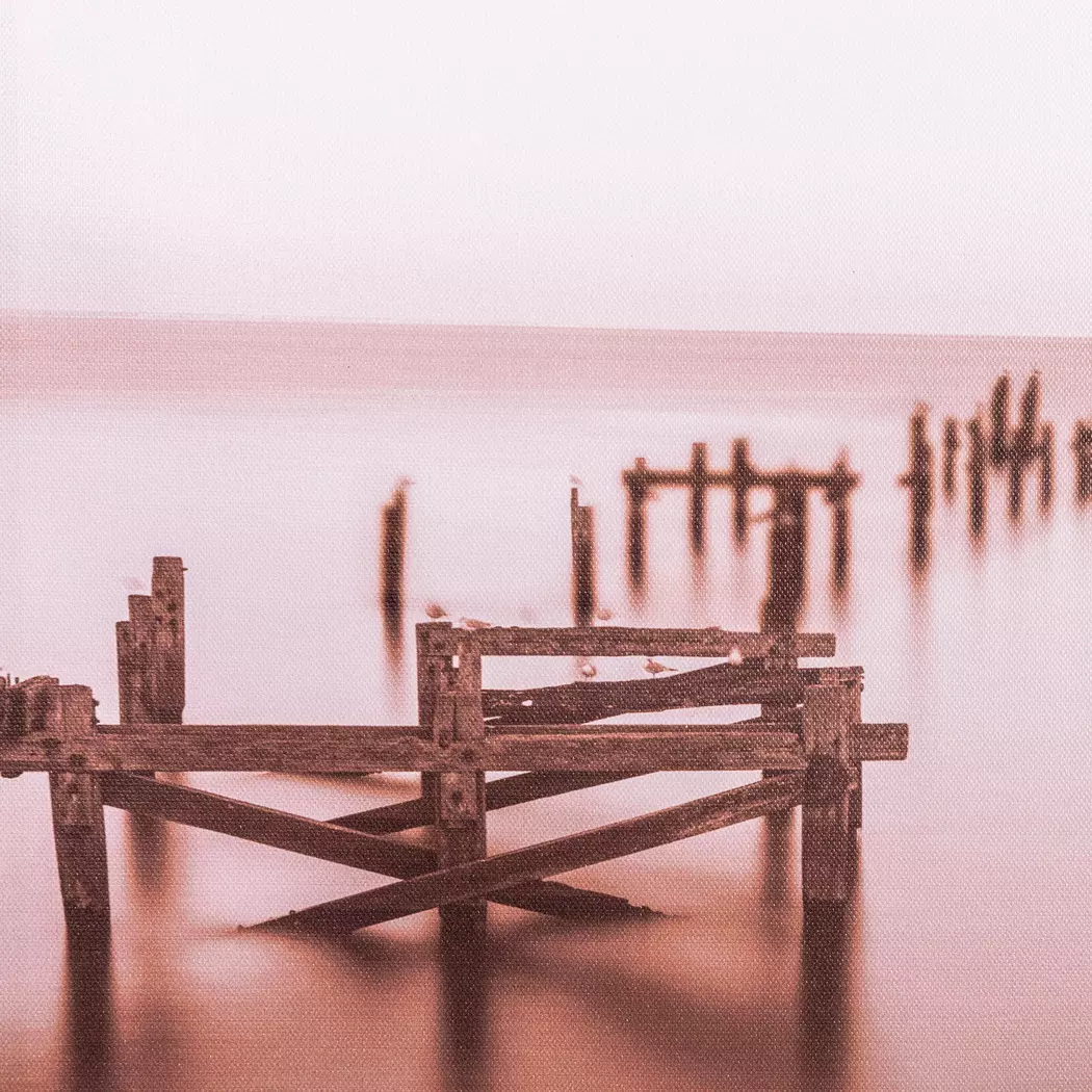 Wandbild 50 x 70 cm Stehlen im Wasser