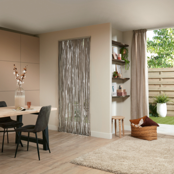 Livn deurgordijn Tape grijs 100x230 cm