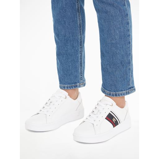 Tommy Hilfiger Corp Webbing Sneakers, Hvid, 41