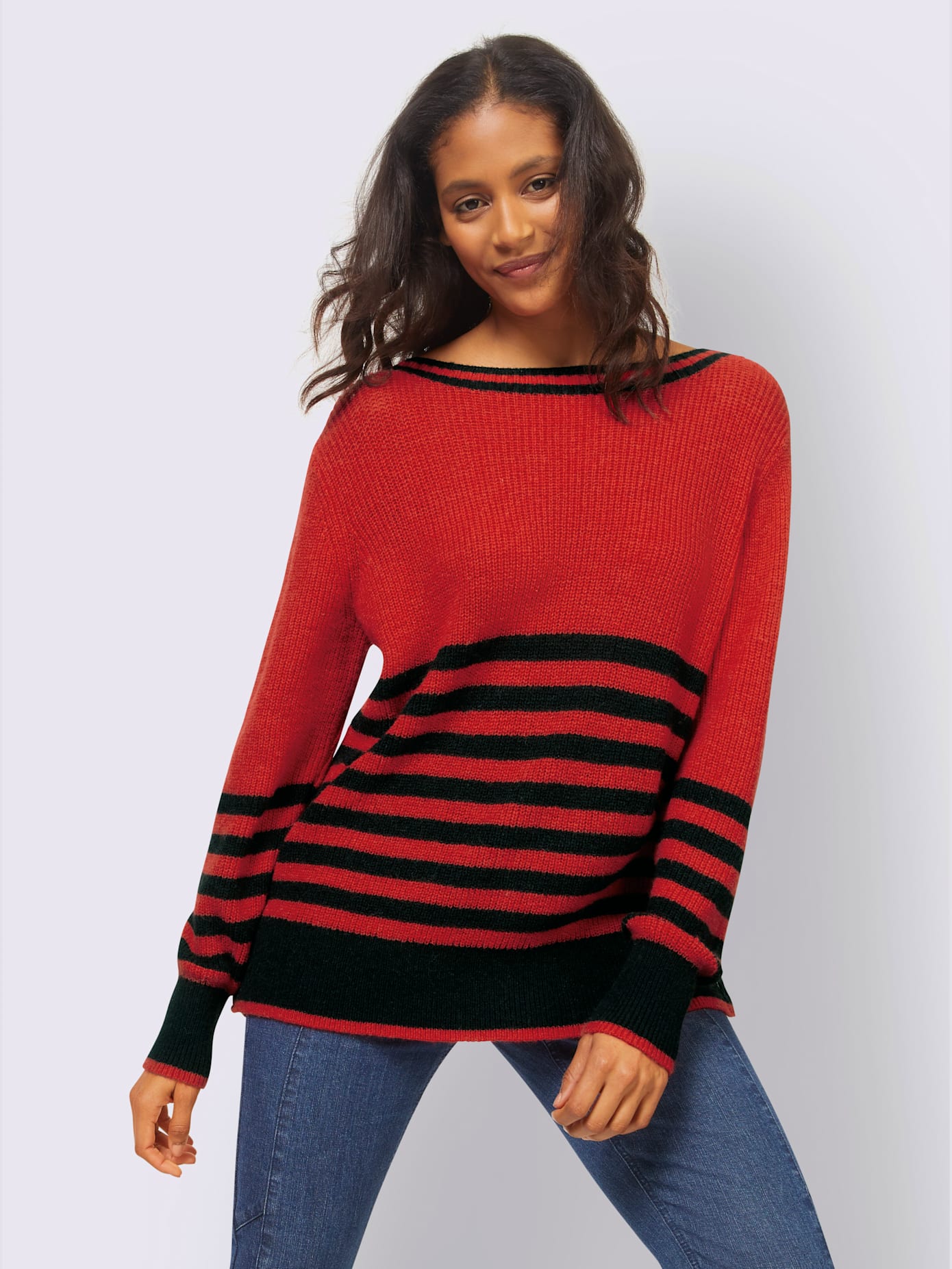 Pull fentes latérales avec boutons-pression