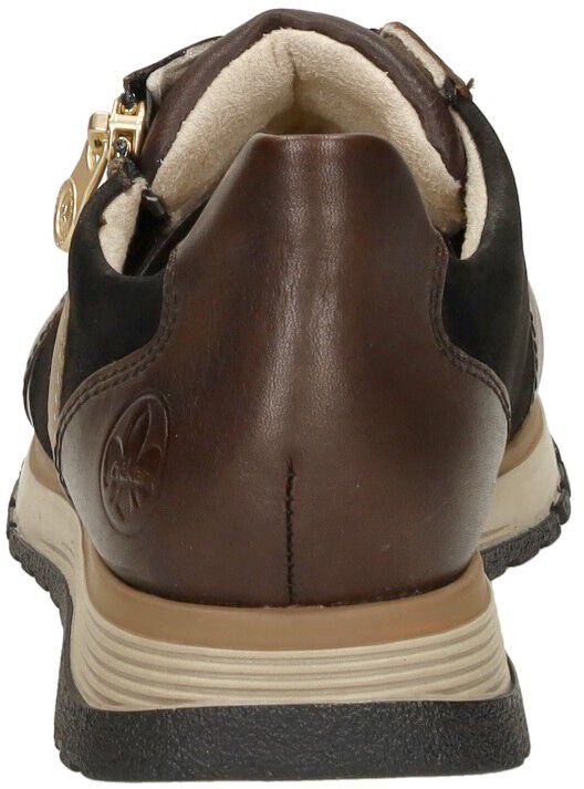 Rieker Sneakers Laag donkerbruin
