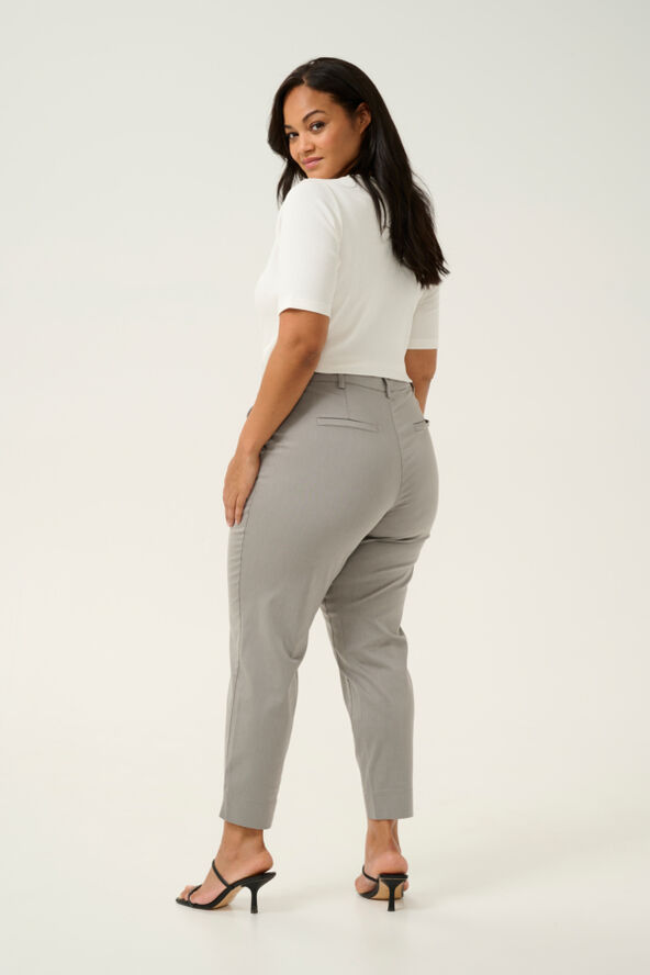 Kaffe Curve KCleana Chino 7/8 Pants Steeple gray
