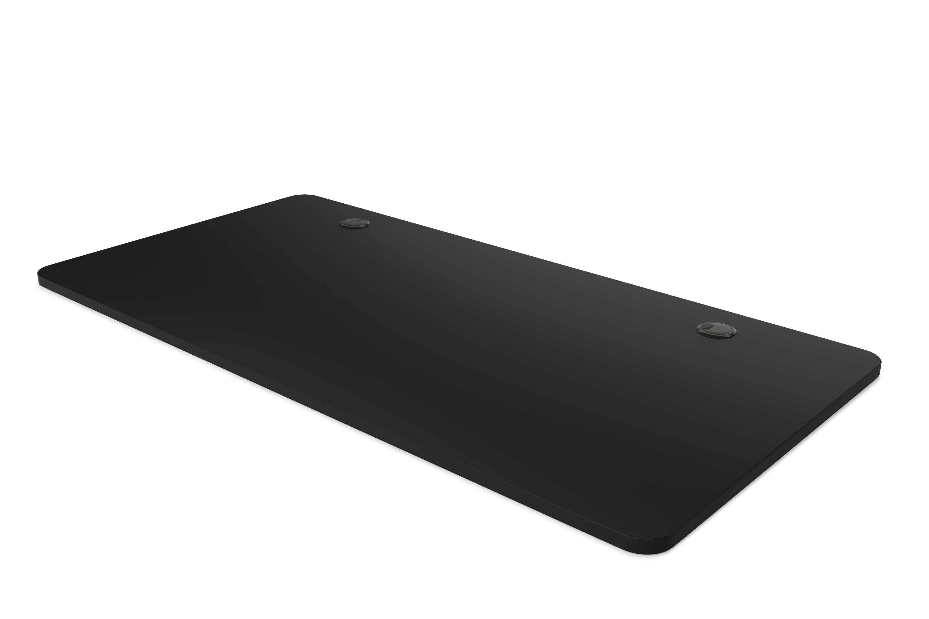 Tischplatte Stehpult mit Kabeldurchlass schwarz 160 x 80 cm