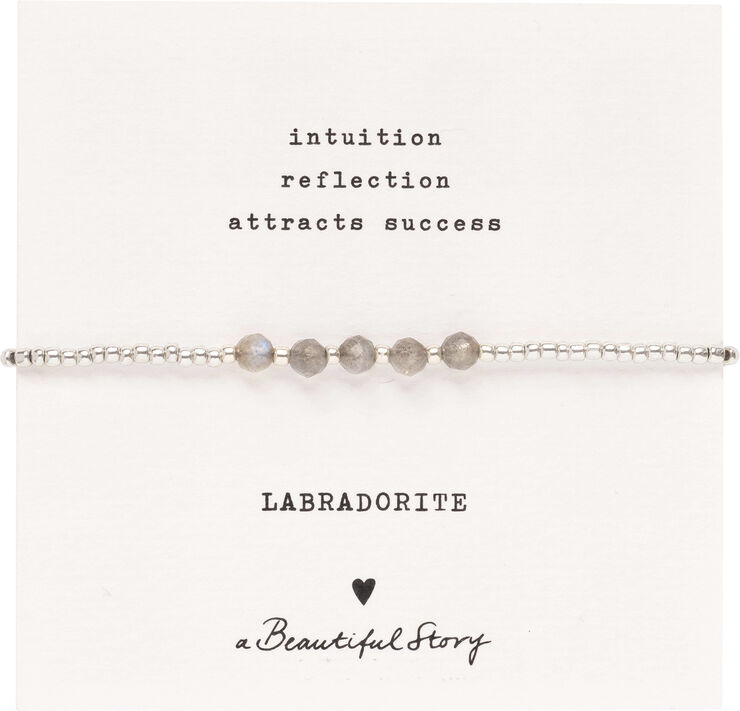 A Beautiful Story Essential Labradorite Bracelet SC Silver