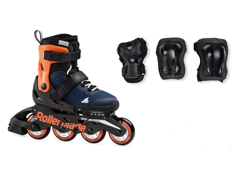 ROLLERBLADE Microblade Combo 210 Inline-Skates samt Schoner für Jungs