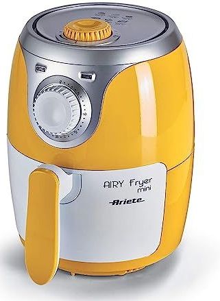 Ariete 4615 Air Fryer Mini Heteluchtfriteuse - 1000 Watt - 2 liter - voor 1/2 pers huishoudens - geel