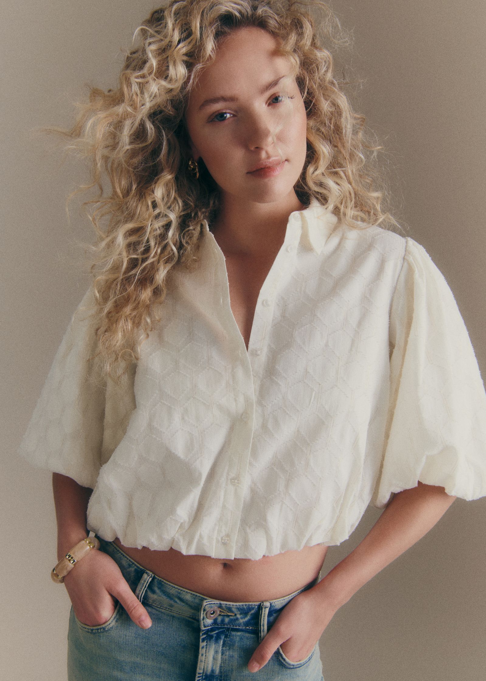 Balloon blouse