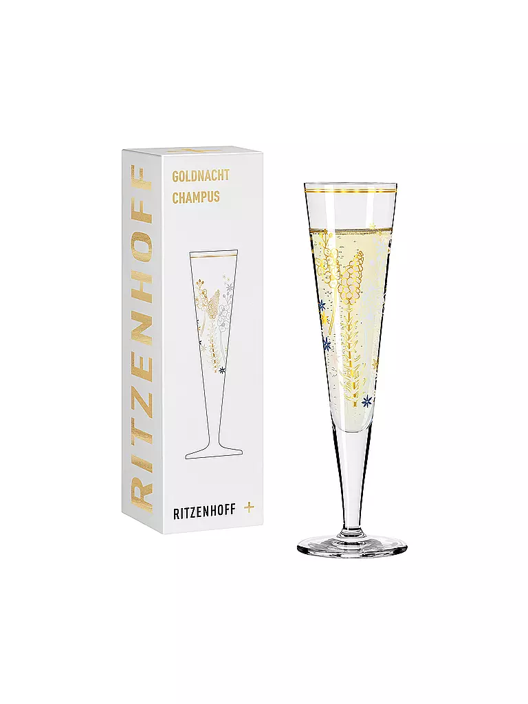 RITZENHOFF Champagnerglas Goldnacht Champus #37 Concetta Lorenzo 2023 gold