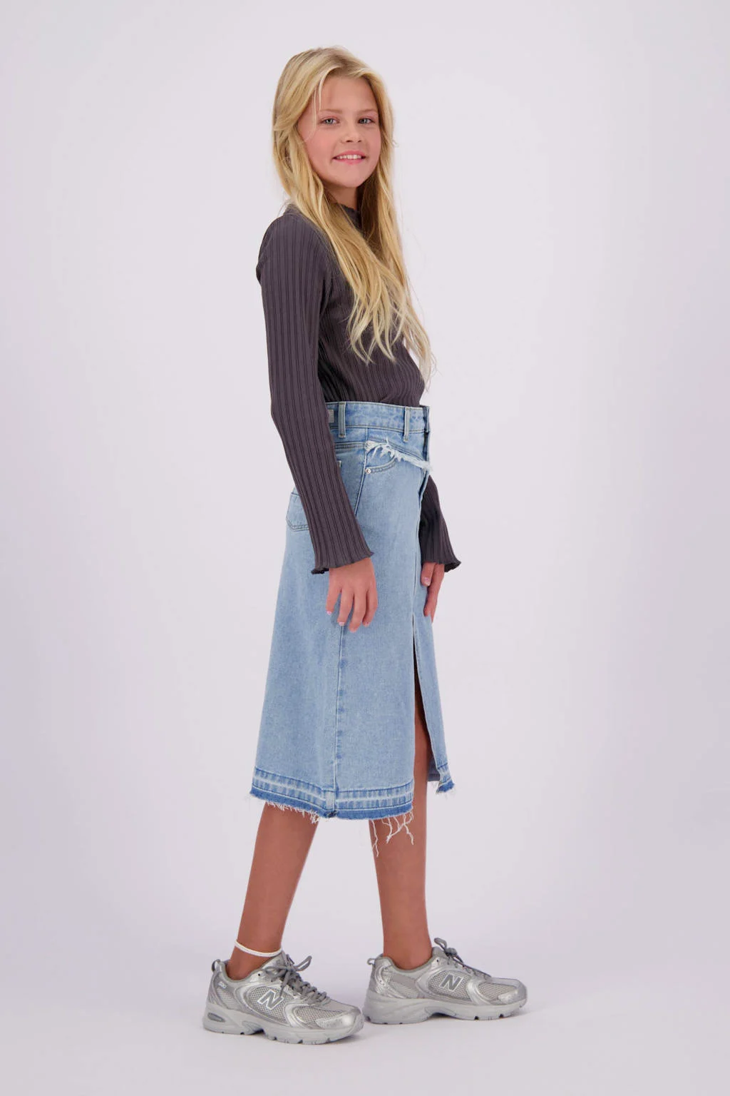 Vingino spijkerrok Doris light bleach