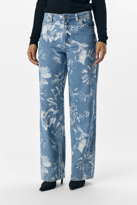 Object blauwe dames jeans