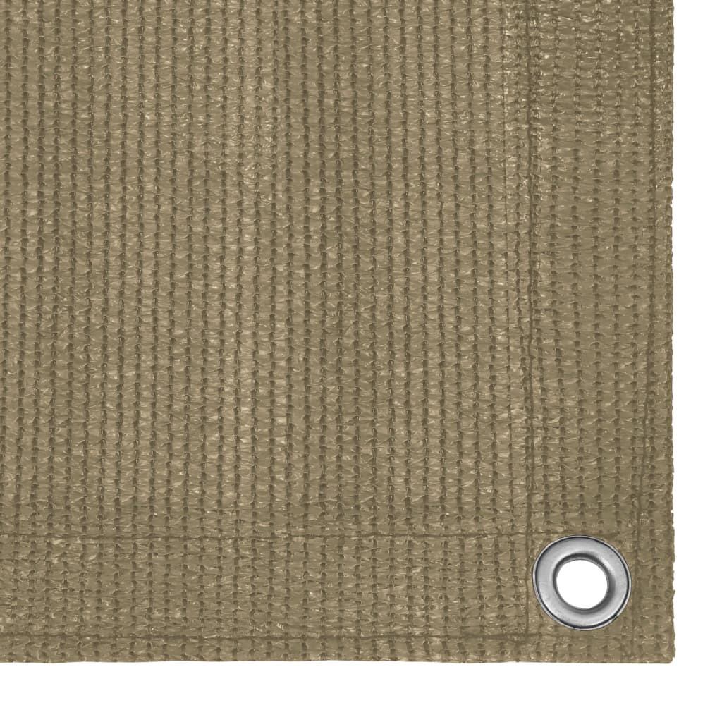 Tapete de acampamento Vidaxl Taupe