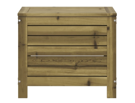 VIDAXL - Pouf Repose-pied de jardin 62x31,5x52 cm bois de pin imprégné
