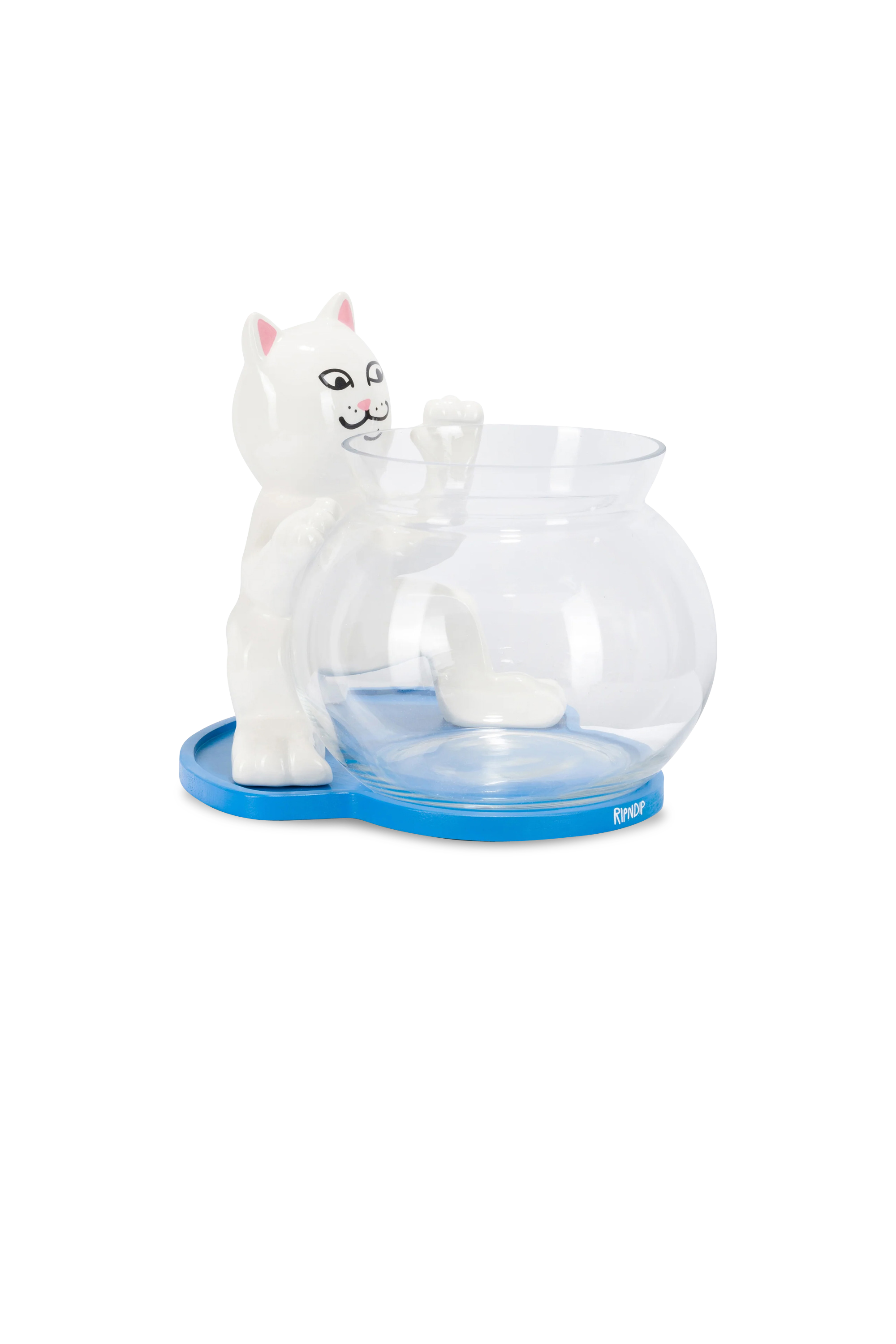 RIPNDIP Aquarium  Peeking Nermal Fish Bowl Blanc