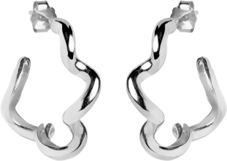 ENAMEL Copenhagen Hoops, Curly 925s