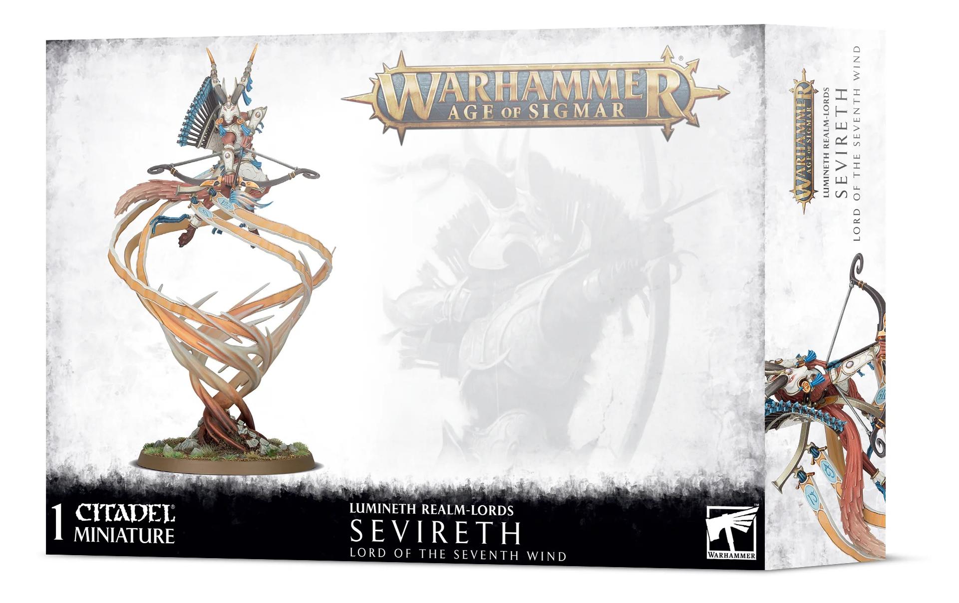 Figur Warhammer AOS SevirethWarhammer Age of Sigmar Lumineth Realm-Lords Sevireth, Lord of the Seventh Wind