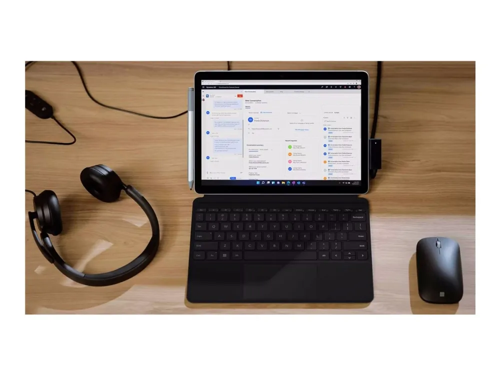 Microsoft Surface Go 4 for Business - Tablet - Intel N-series - N200 / op til 3.7 GHz - Win 11 Pro - UHD Graphics - 8 GB RAM - 256 GB SSD - 10.5
