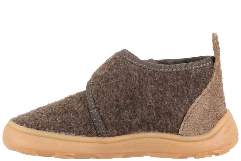 BISGAARD BAREFOOT BASIC HJEMMESKO I BRUNT FILT