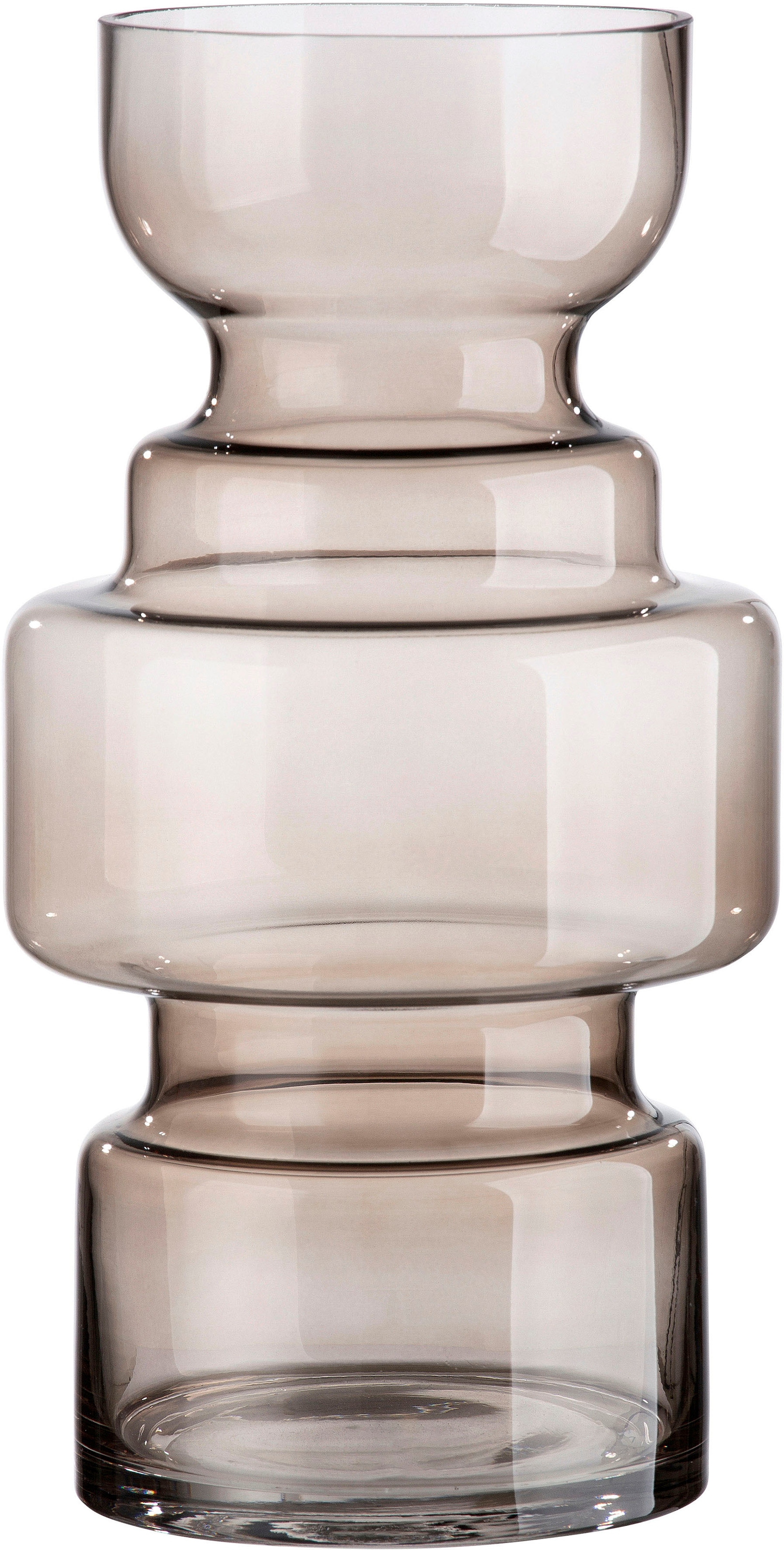 Casablanca by Gilde Tischvase »Chazia, Höhe ca. 30 cm« dekorative Vase aus Glas, Blumenvase