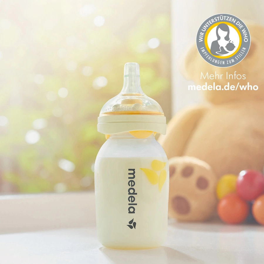 Medela Flaschenset inkl. Calma und Muttermilchbeutel