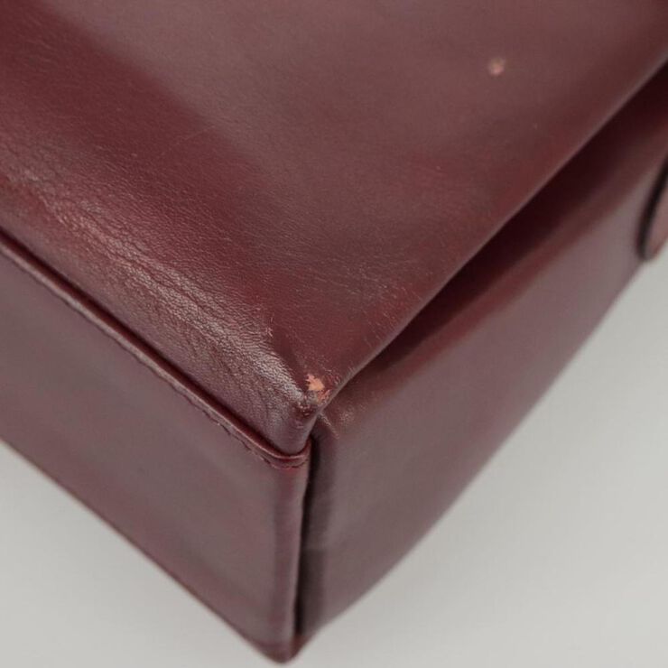 Celine Vintage Celine Crossbody Bag Burgundy