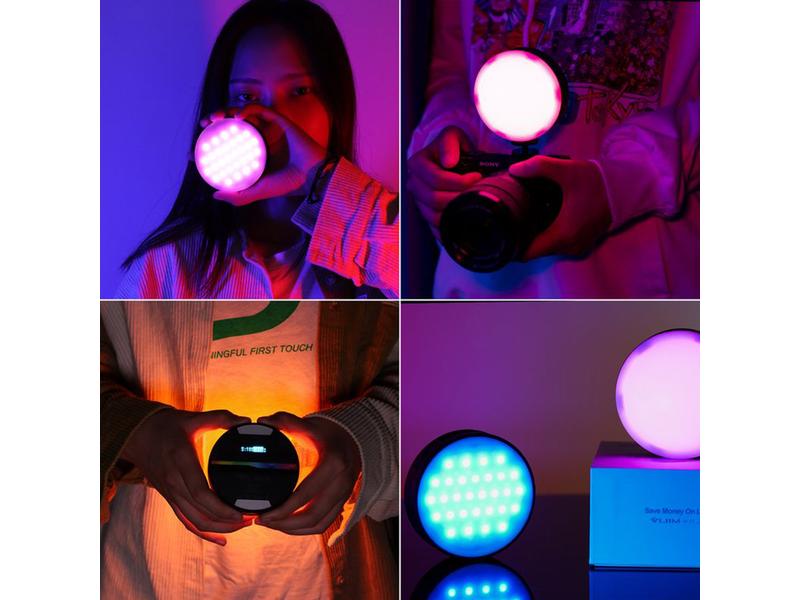 Ulanzi Videoleuchte Vijim R66 RGB Videoleuchte mit integriertem LCD-Display