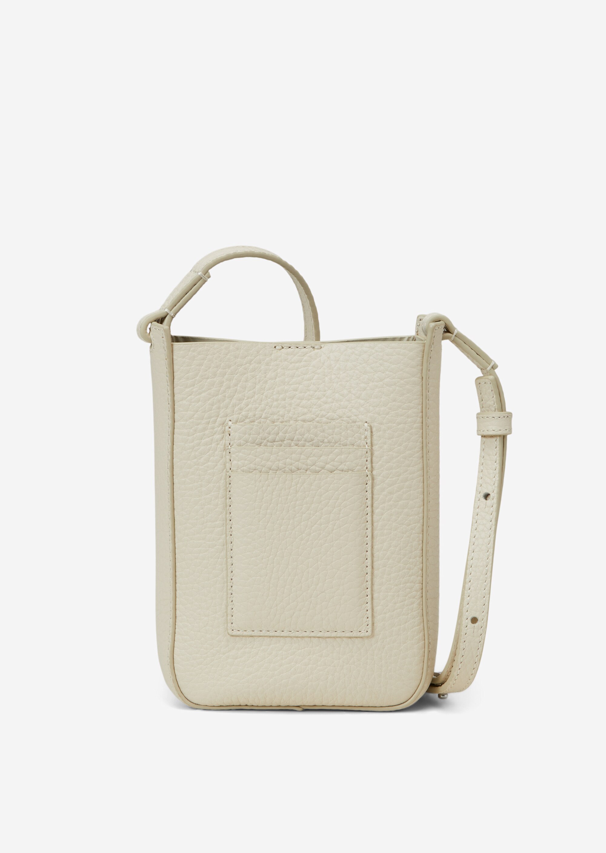 Smartphone-Tasche aus genarbtem Rindleder
