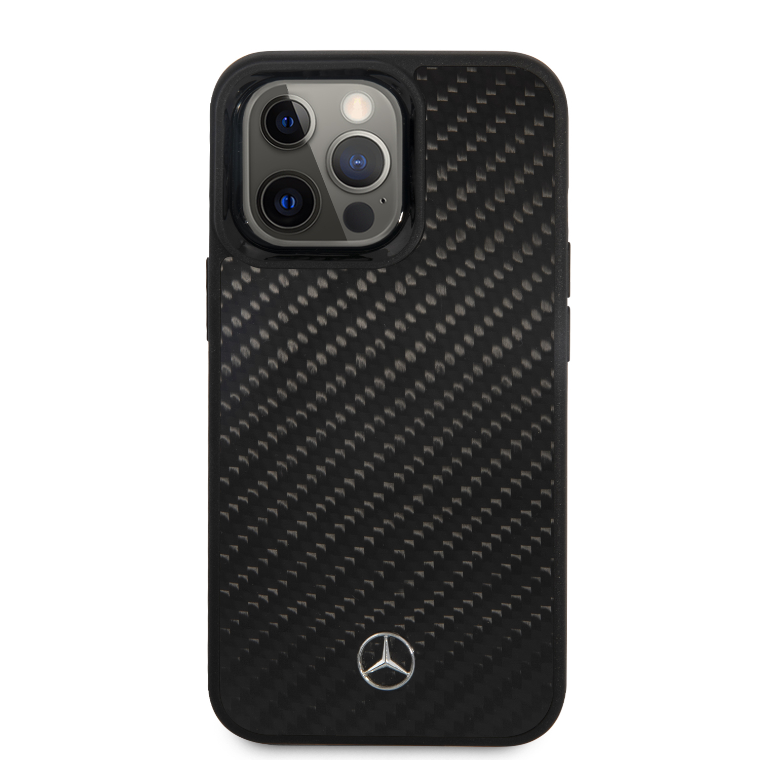 iPhone 13 Pro Hardcase Hülle Carbon Dynamic (MEHCP13RCABK) - Schwarz