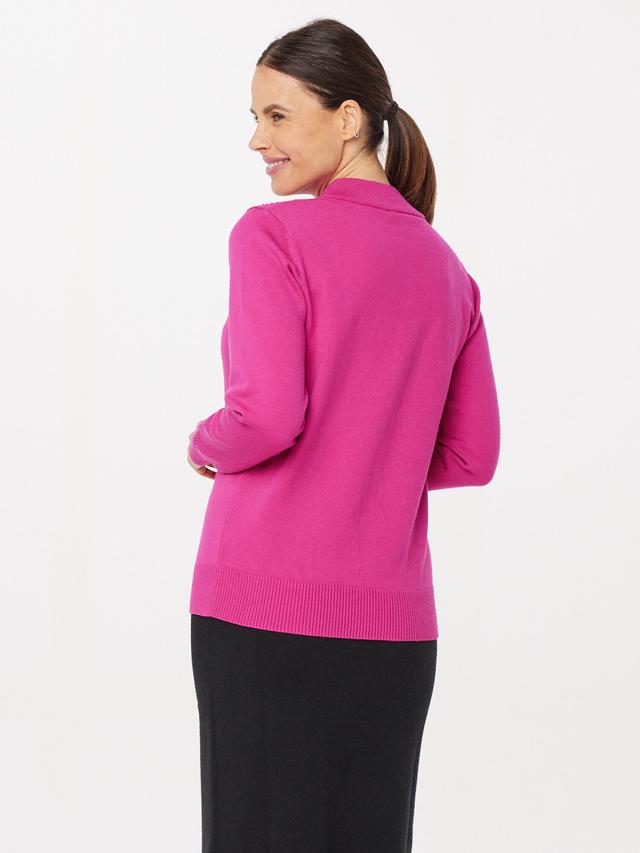 Pullover mit Stehkragen