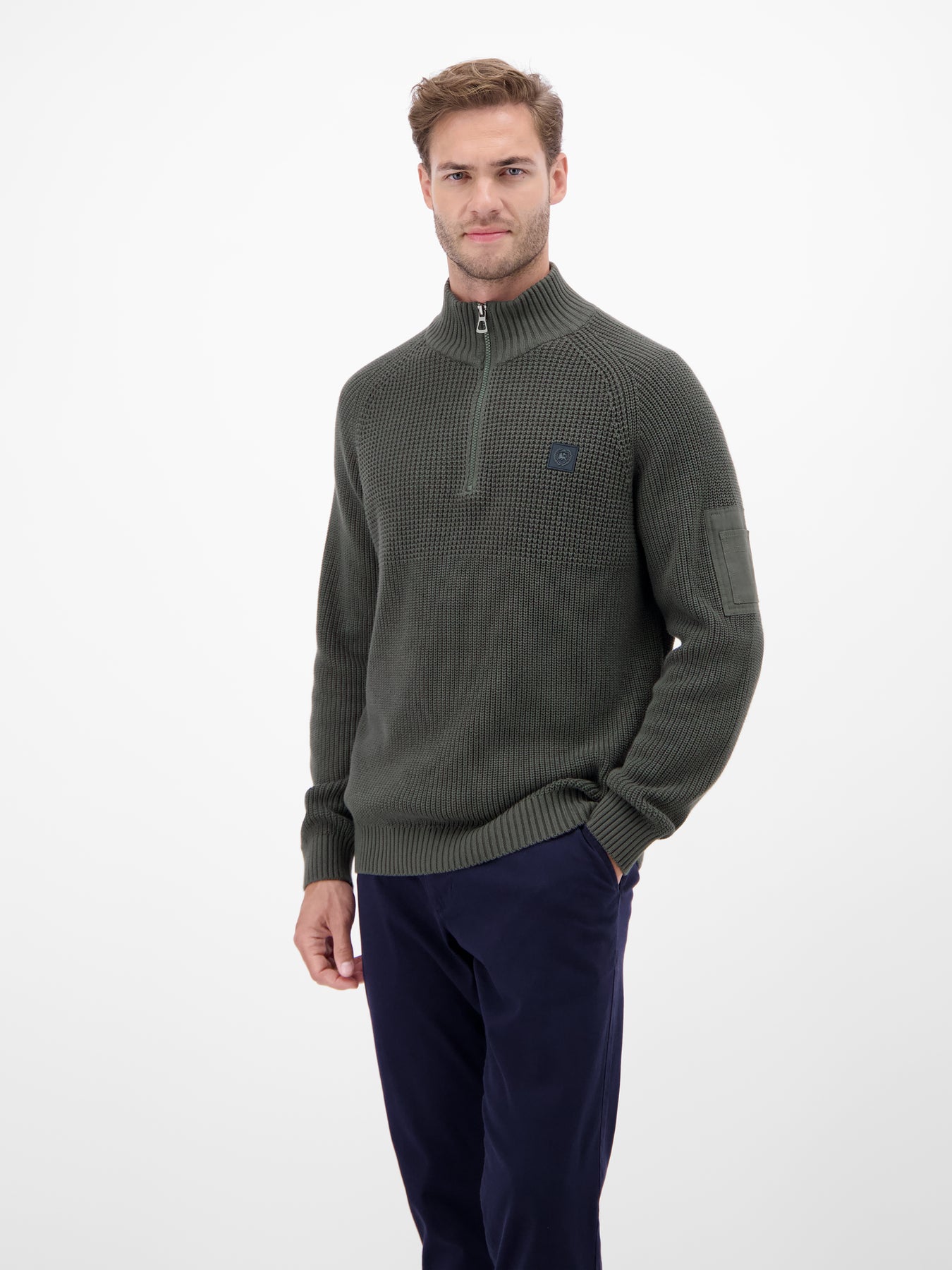Herren Stricktroyer, grob gerippt