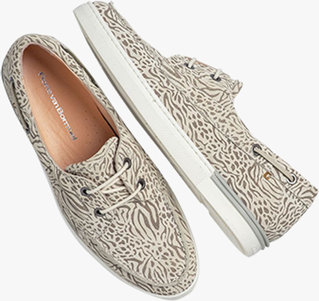 FLORIS VAN BOMMEL witte floris van bommel veterschoenen sfw-30031