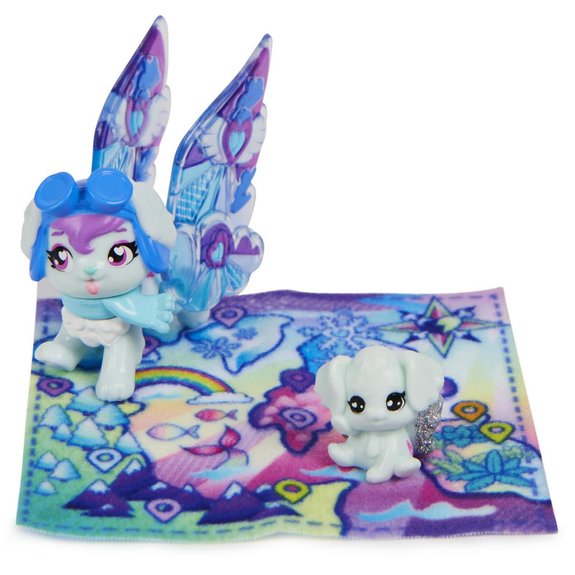 Pack de 2 Hatchimals 1 ado et 1 bébé - Famille surprise Rainbow-Cation