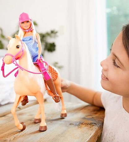 Barbie Dukkes?t -  Doll and Horse (Blonde)