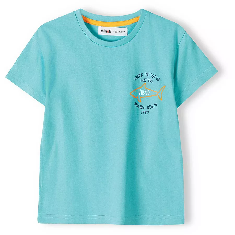 MINOTI 3er-Pack T-Shirts WeißAquamarinOrange