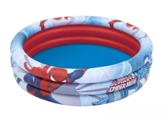 Pataugeoire ronde Spider Man - 200 L - 3 boudins - D 122 cm x H 30 cm