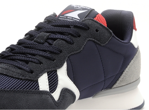 Pepe jeans basses homme britt bleu