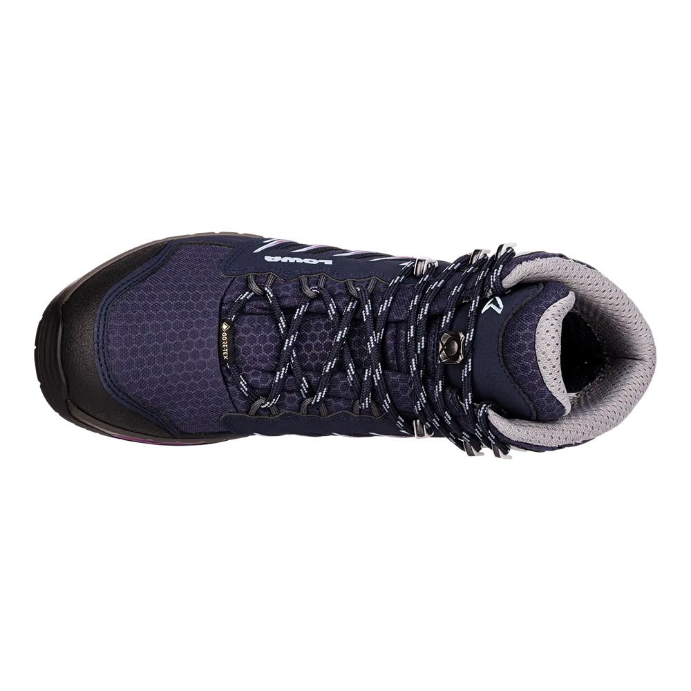Lowa TREK EVO GTX MID - Chaussures randonné Femme navy/berry