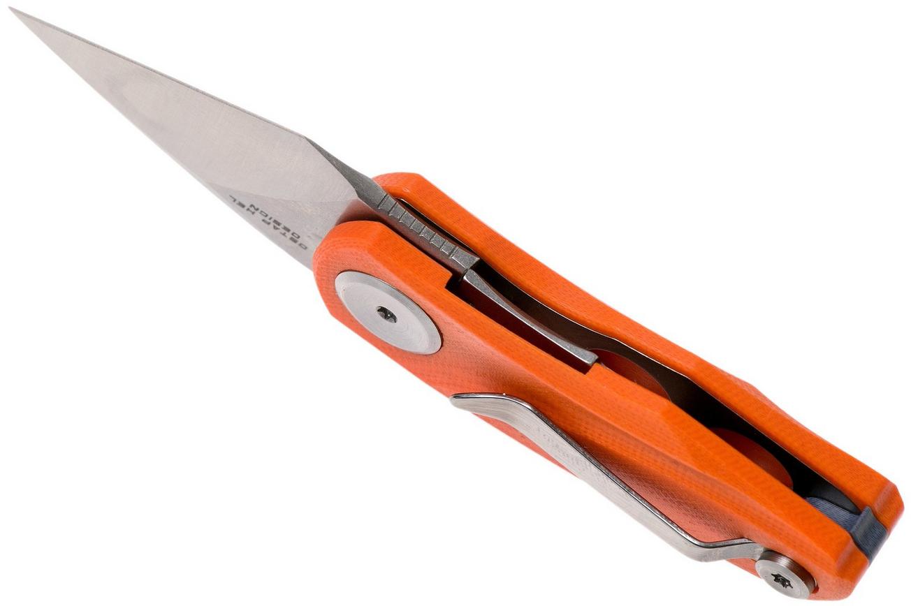 Bestech Tulip Orange G10 BG38C zakmes, Ostap Hel design