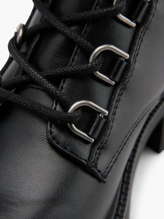 Catwalk Schnür-Stiefelette Schwarz