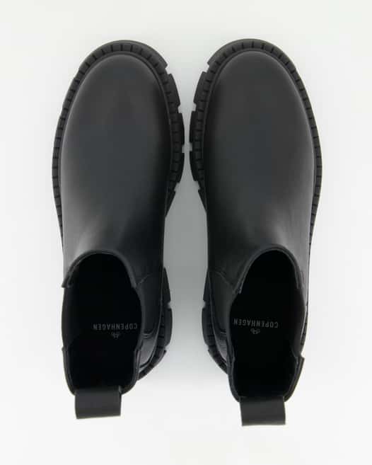 Copenhagen Studios CPH137 Chelsea Boots in Schwarz